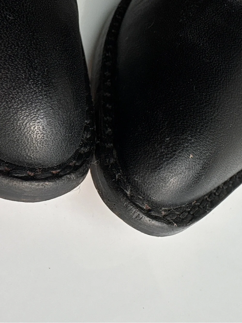 J.Crew sz 9.5 Black Leather Chelsea Western Boot Ankle Bootie Cowboy